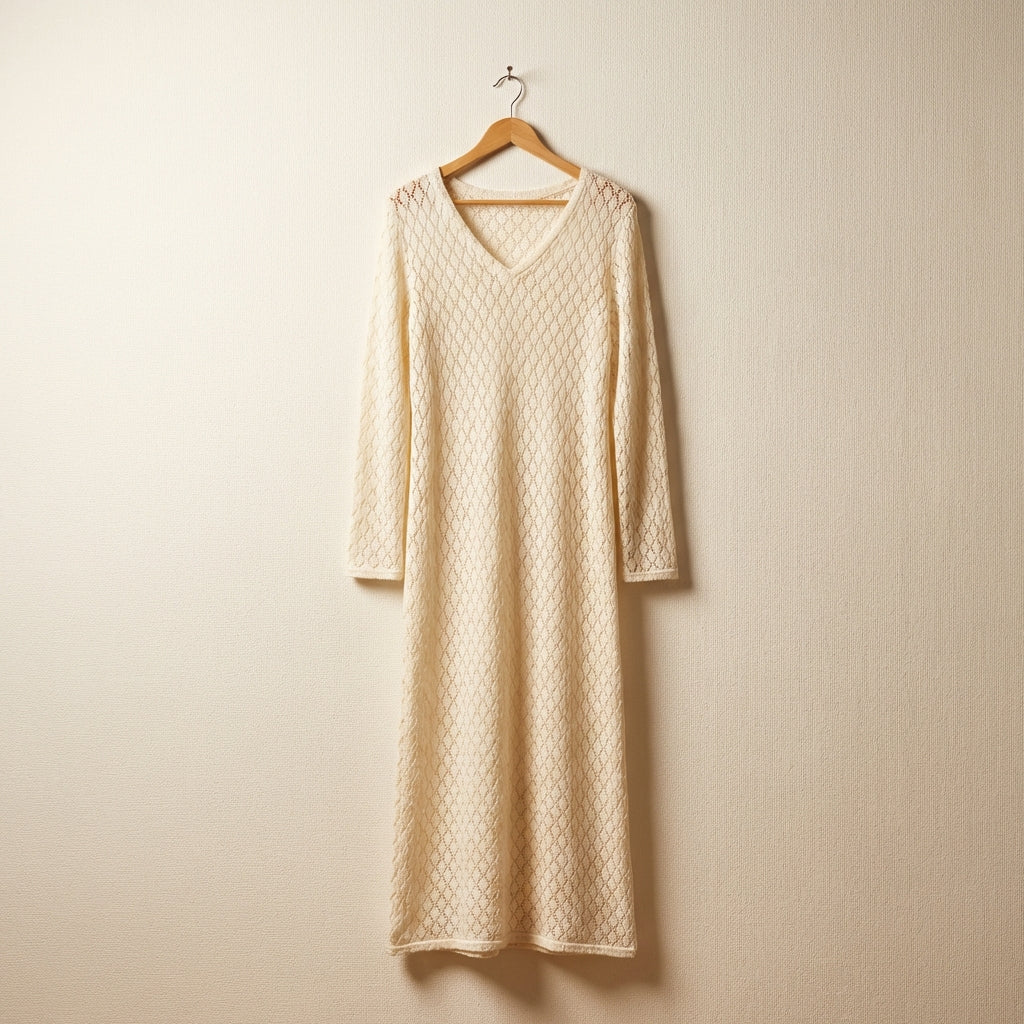 “Háčkované” šaty Alma z kolekce Creamy Knots