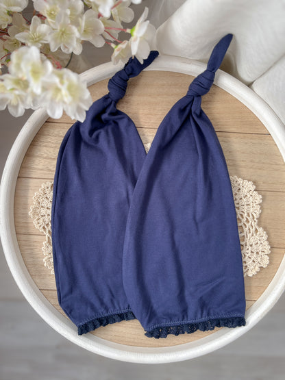 Newborn sleepy čepice tmavě modrá