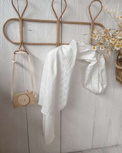 Bílý wrap z kolekce Stripe