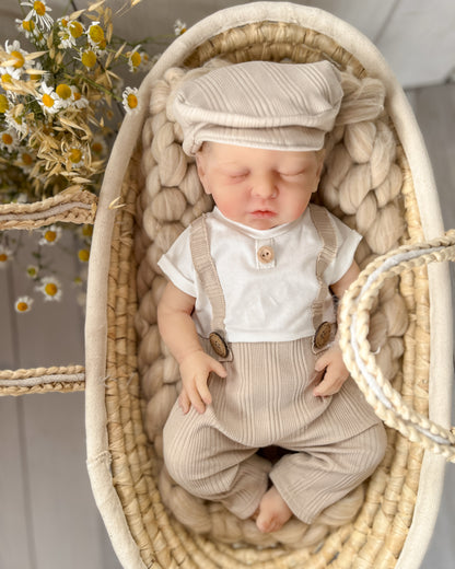 Béžový overal Paul z kolekce Stripe