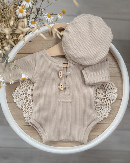 Béžové Body John z kolekce Stripe