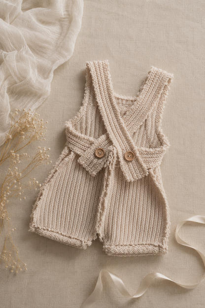 Kalhotky Big Knit béžové