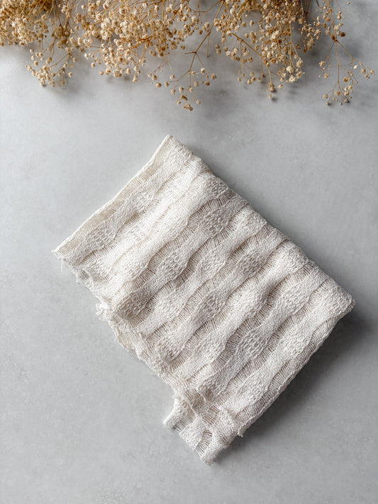 “Háčkovaný” wrap - Natural