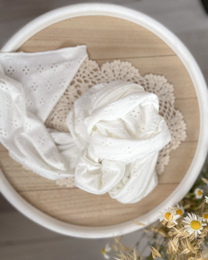 Bílý wrap z kolekce Stripe