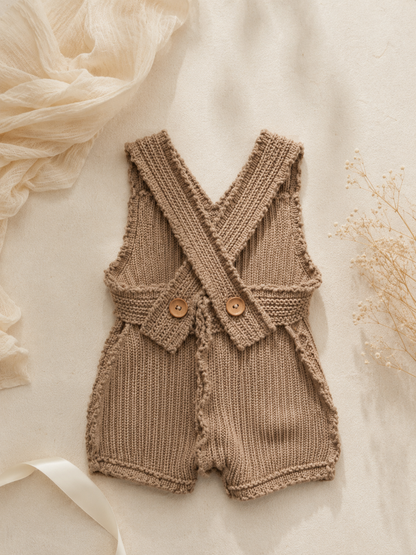 Kalhotky Big Knit hnědé