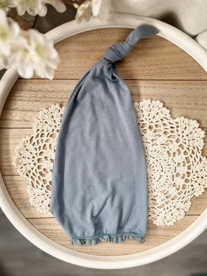 Newborn sleepy čepice světle modrá