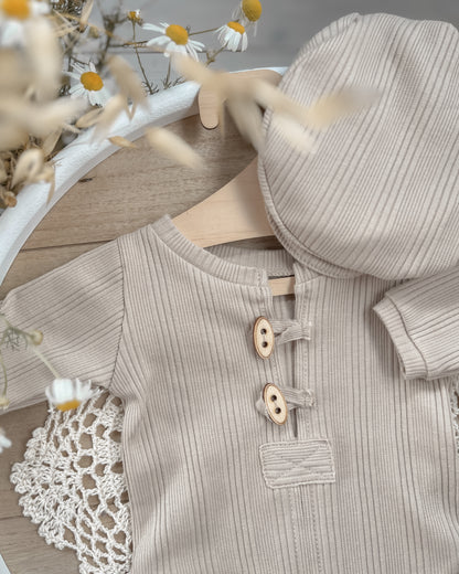 Béžové Body John z kolekce Stripe