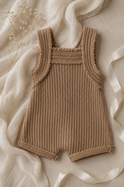Kalhotky Big Knit hnědé