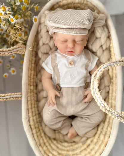 Béžový overal Paul z kolekce Stripe