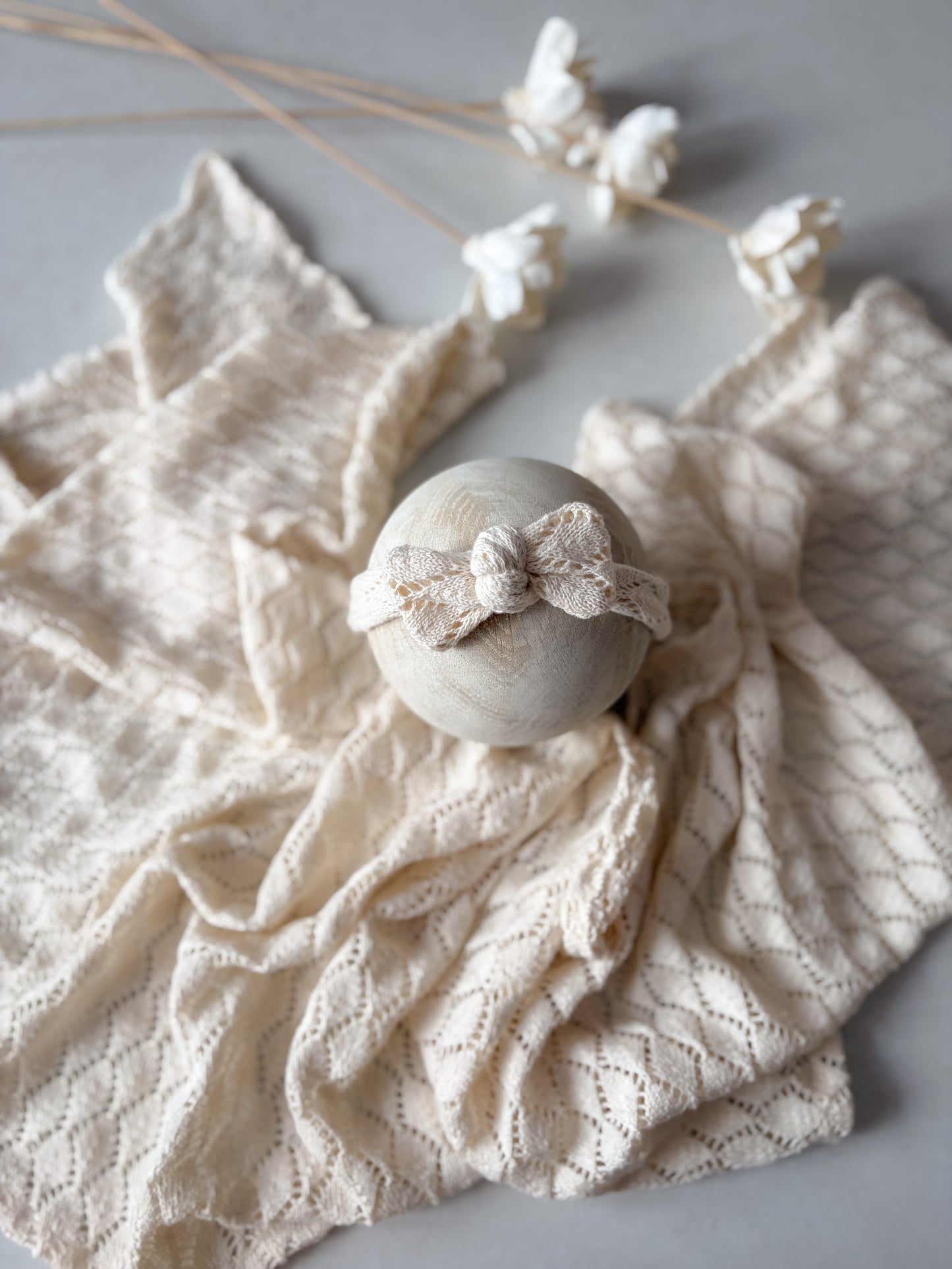 “Háčkovaný” wrap z kolekce Creamy Knots