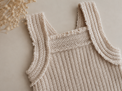 Kalhotky Big Knit béžové