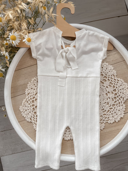 Bílý overal Paul z kolekce Stripe