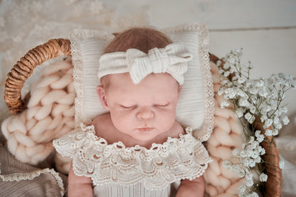 Čelenka mašlička Light Beige