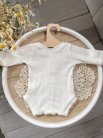 Bílé Body John z kolekce Stripe