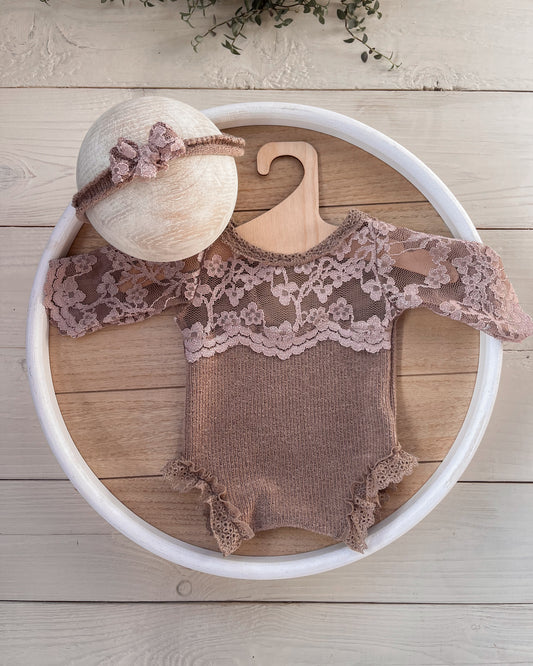 čelenka Florence hnědá