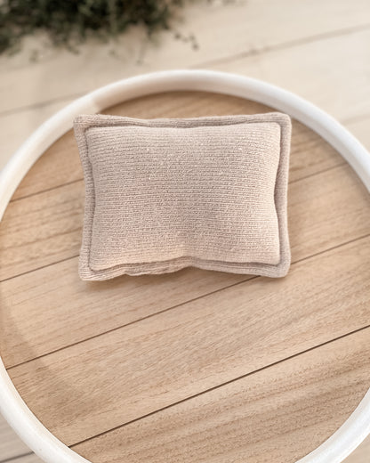 Polštářek oboustranný béžový